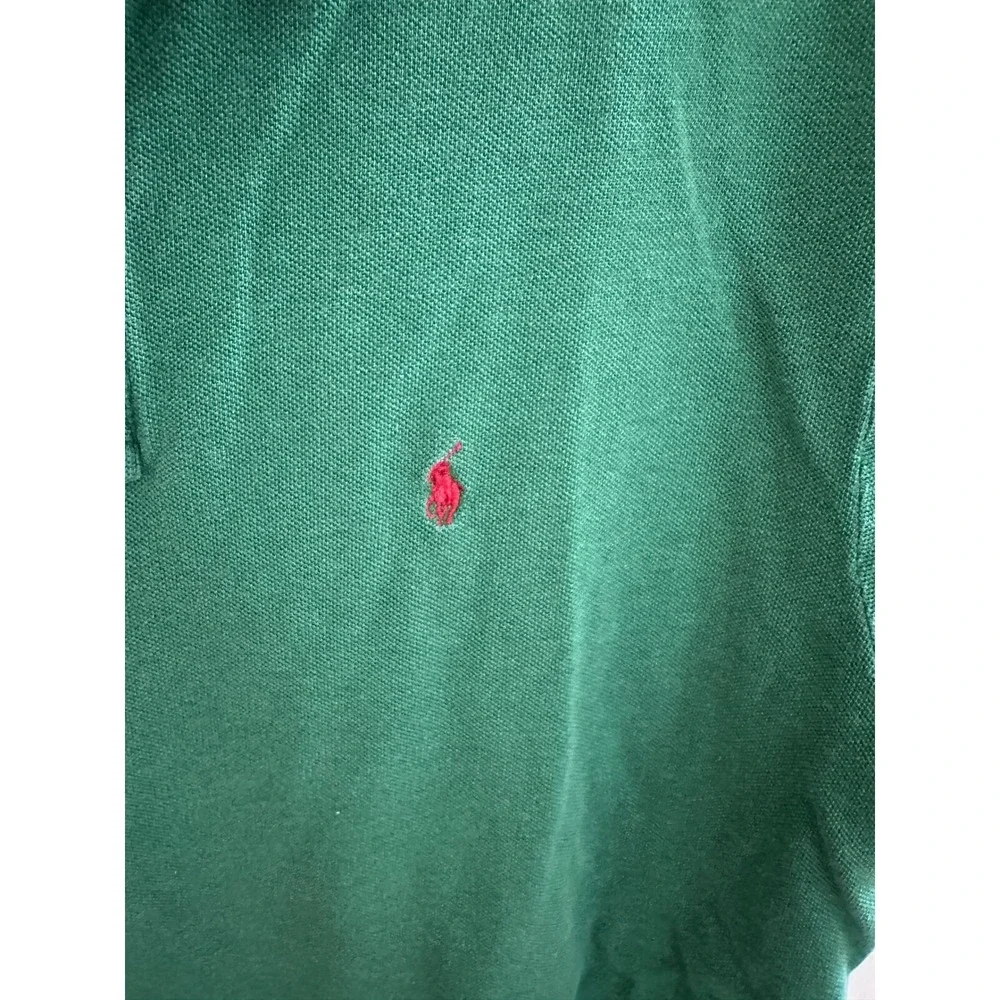 Polo Ralph Lauren Green Polo Shirt Classic Fit Short Sleeve Casual L